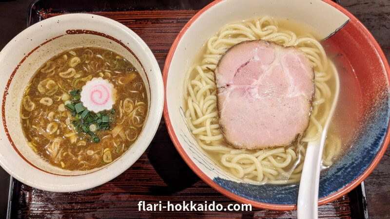 北海道釧路市 麺屋 壱福でつけ麺を楽しむ