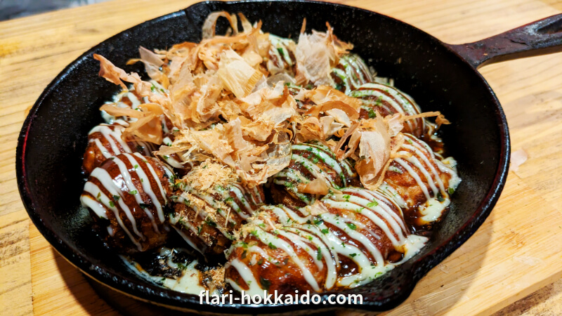 函館市のたこ焼き わやのたこ焼きが美味しい