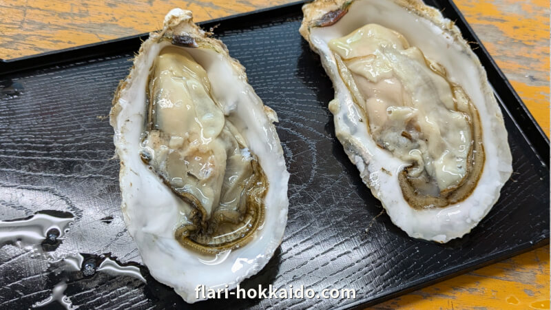 新鮮な仙鳳趾牡蠣を食べられる